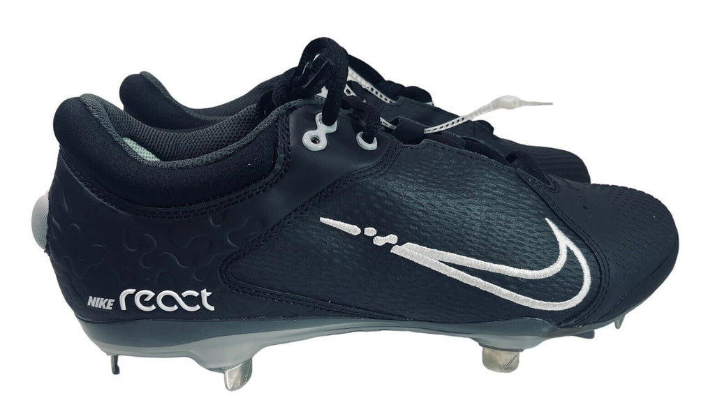 NIKE Softball Metal Cleats Wmn's Size 10 SFBL Hyperdiamond 4 React, CZ5917-010|