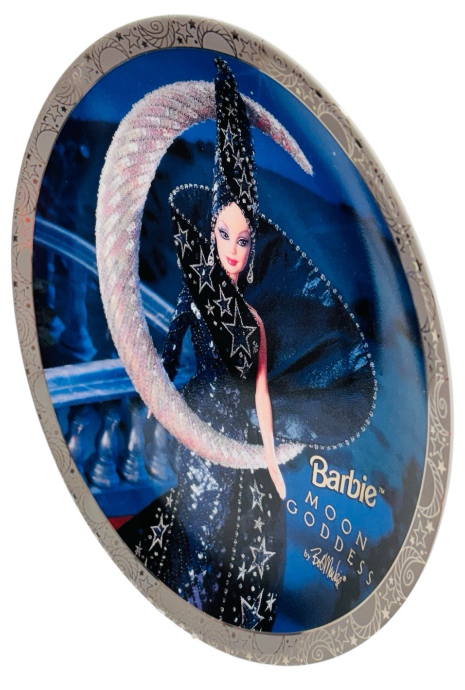 Vintage 1996 Barbie Enesco Moon Goddess Collectors 8" Plate by Bob Mackie #4008