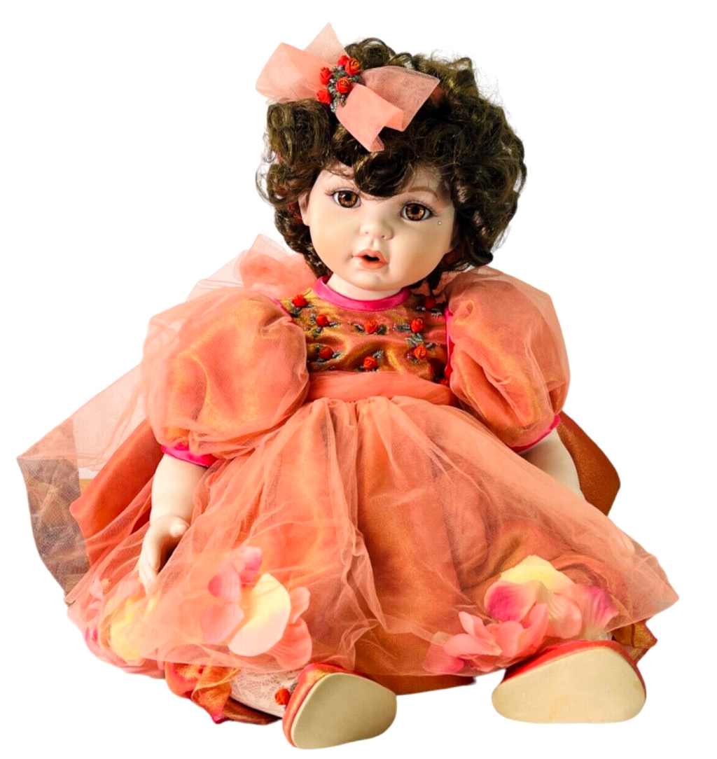 25'' MARIE OSMOND DOLL 2001 TINY TOT LIFELIKE REMEMBER ME ROSE BUD #00509