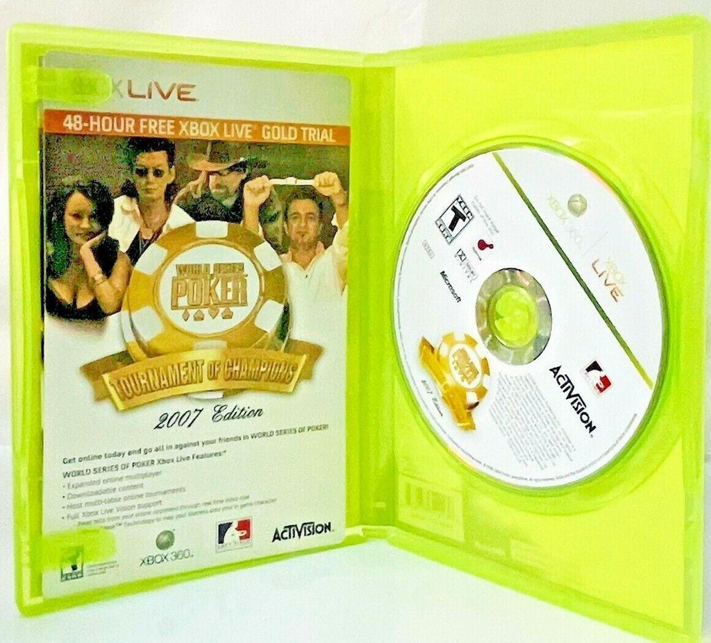 World Series of Poker Xbox 360: Tournament of Champions (Microsoft) 2006 "MINT"