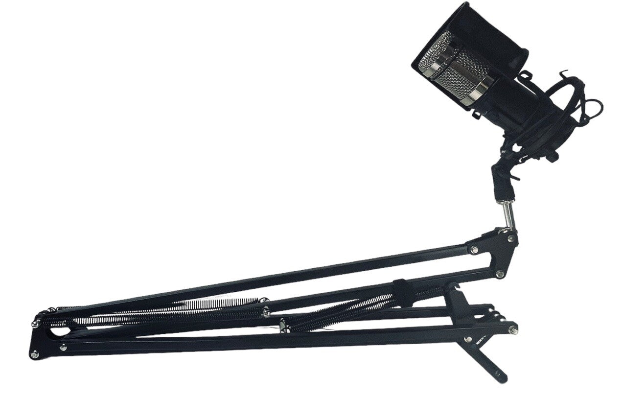 RECORDING CONDENSER MICROPHONE & SOLO-CAST BOOM ARM/Rockville RCM1, Pro STUDIO