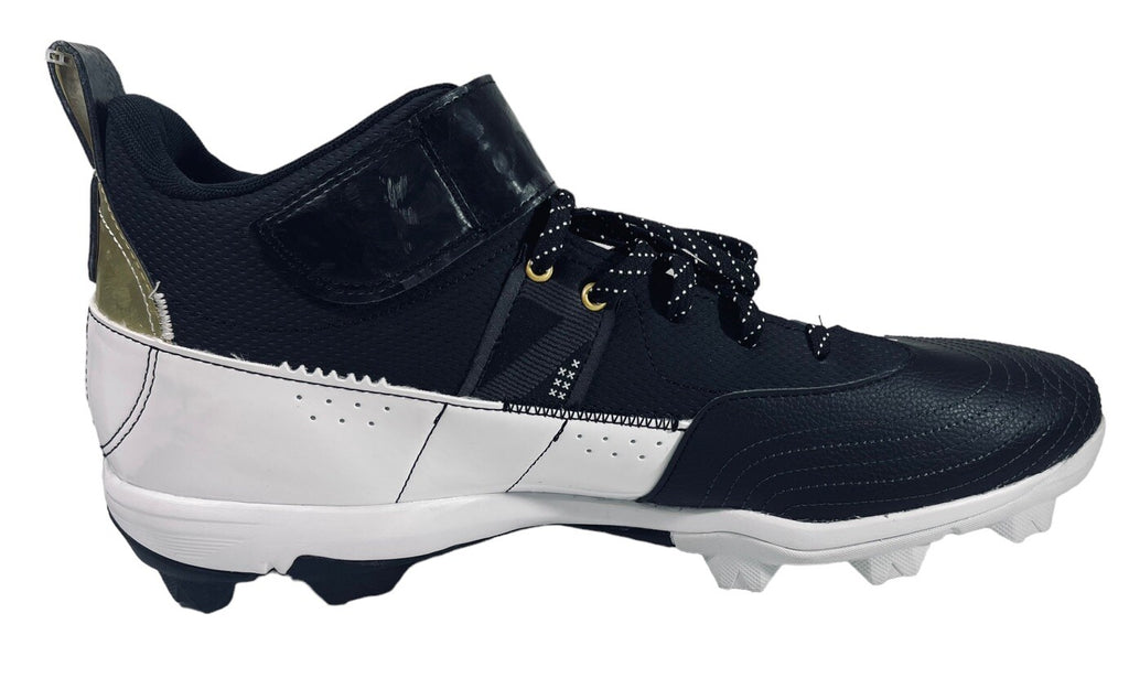 Black Under Armour Baseball Cleats Mens Sz. 14 Mid RM Shoes -Harper 3025587-001