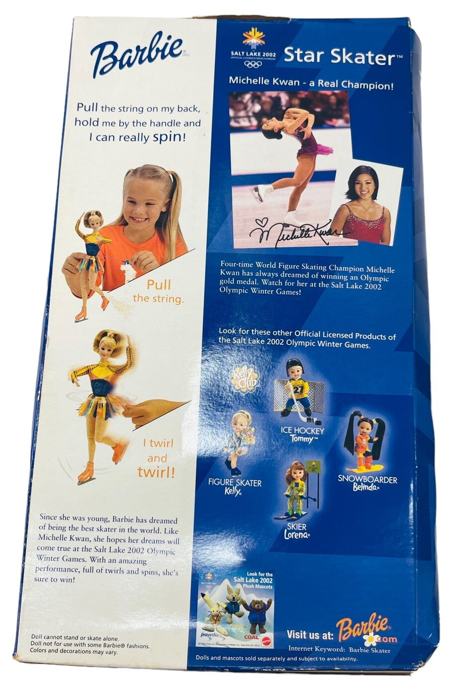 Barbie Star Skater Special Edition 1997 Barbie Olympic Winter Games NON-MINT BOX