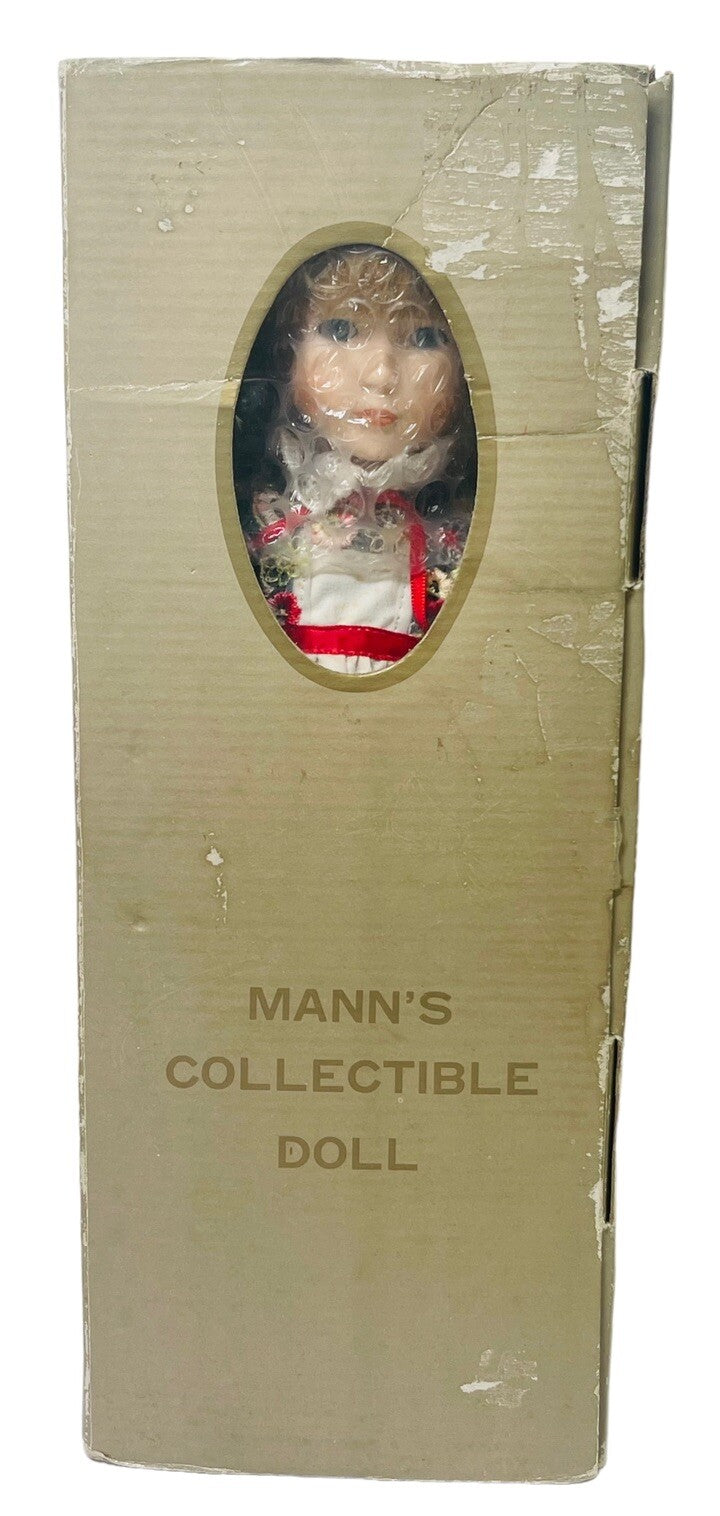 Seymour Mann 1982 Doll, Collectible 12'' ANTIQUED HAND PAINTED/HAND SEWN.