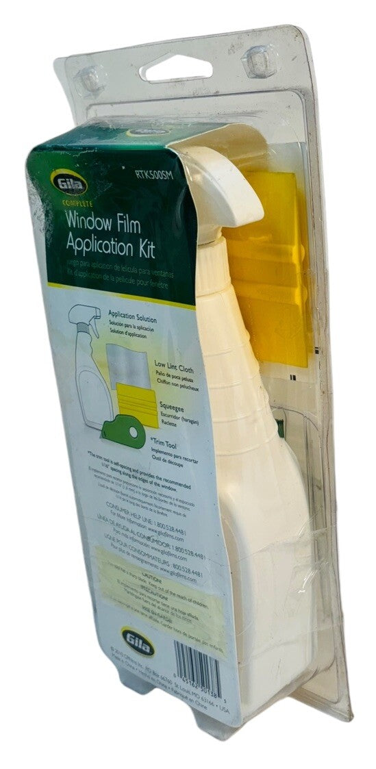Gila Complete Window Film Application Kit Solution - Cloth - Trim Tool & Sqeegee