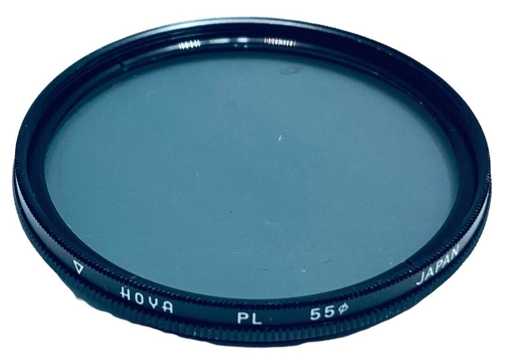 Tiffen 55M Lens ND 0.3 USA & 2-HOYA PL 55 Ø & 58 Ø W/Cases Made in Japan/MINT