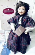 THE LITTLE WOMAN COLLECTION 1994 PORCELAIN DOLL JO No. 3108FB w/CERTIFICATE