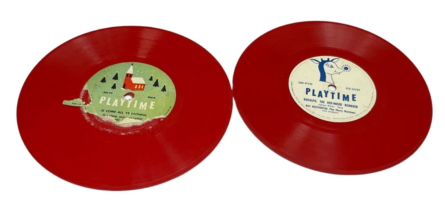 Peter Pan & Playtime Children's Records 45 RPM, Favorites Songs, Lot of 8