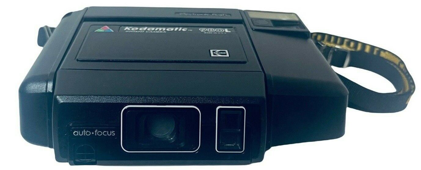 Instant Camera 980L with Electronic Flash & Shoulder Strap,  Kodamatic™~VINTAGE