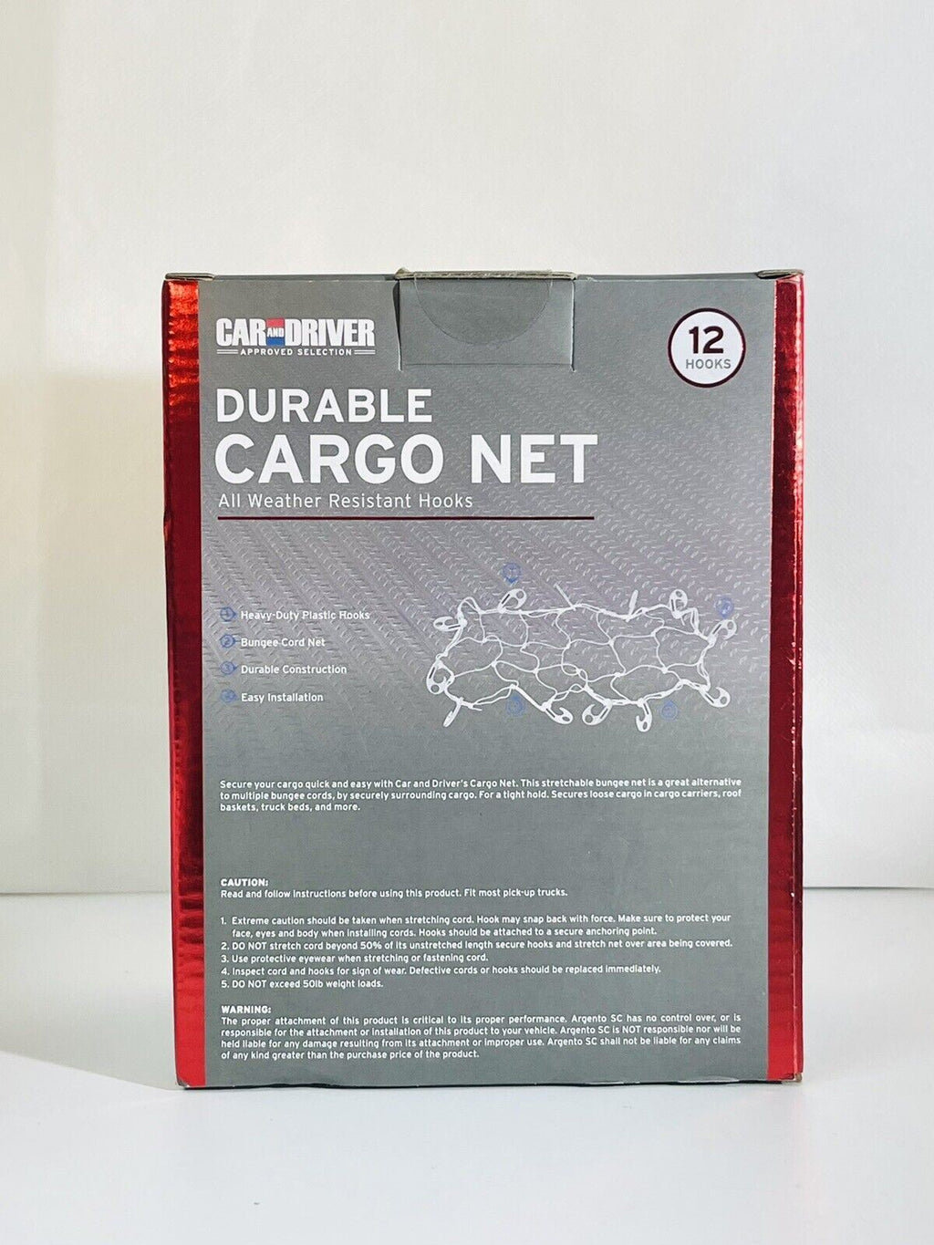 Heavy Duty Bungee Adjustable Cargo Net 70"x47" - BRAND NEW-FACTORY SEALED"