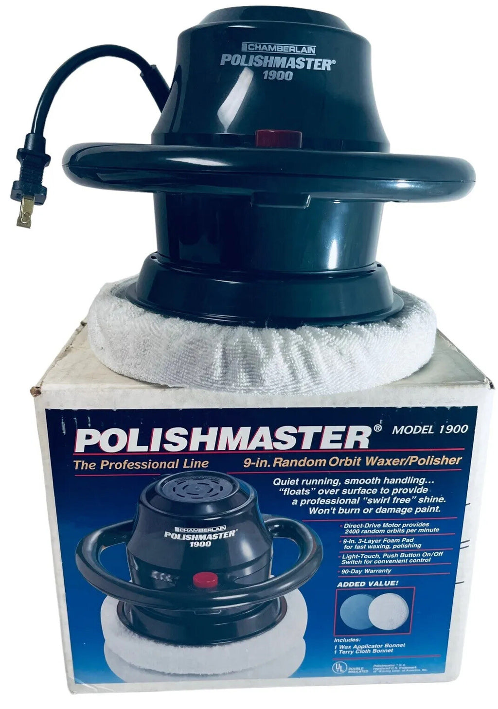 1900 Buffer/Polisher 9” Chamberlain Professional Line w/Manual - POWERMASTER