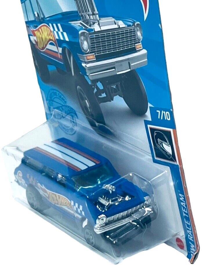 ‘64 NOVA WAGON GASSER 7/10 2022, #232/250 HW RACE TEAM Hot Wheels - BRAND NEW