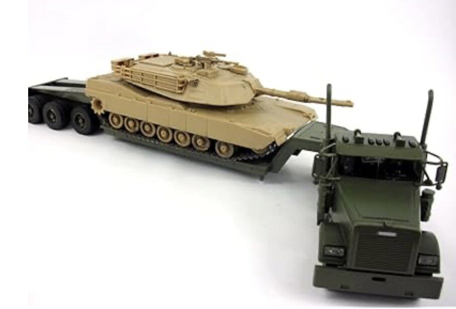 New Ray 1:32 Die Cast G-Gauge Military Freightliner Abrams Tank LongHauler