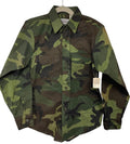 Camouflage Shirt Boys Size 12~100% COTTON, by; FIVE BROTHERS~MADE IN USA~"NEW"
