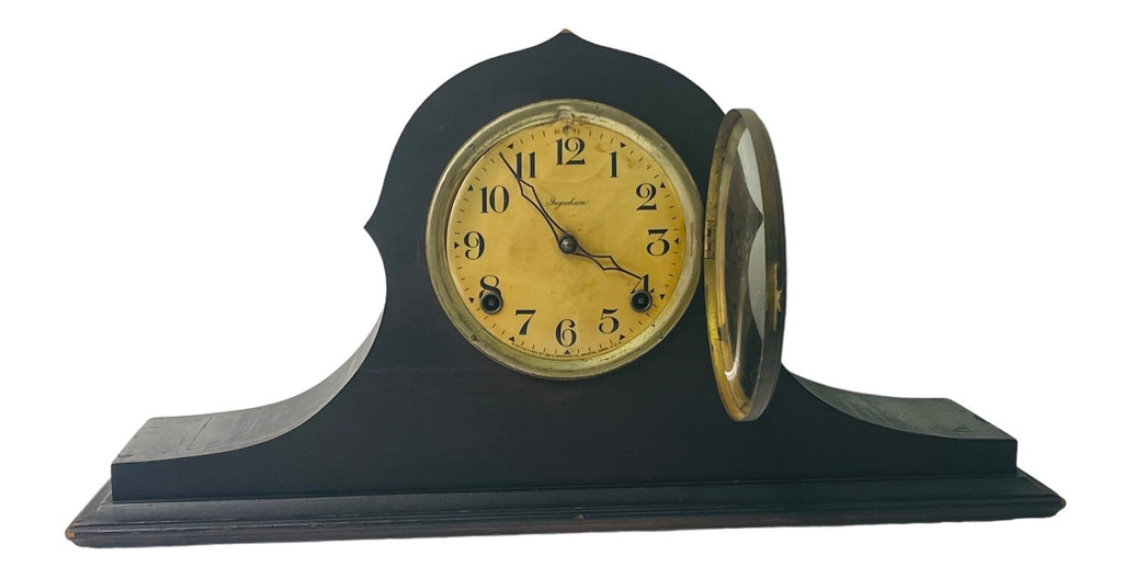 Ingraham Cosmo Duplex Mantle Clock, (87 YEARS OLD) VINTAGE/NO KEY/WORKS