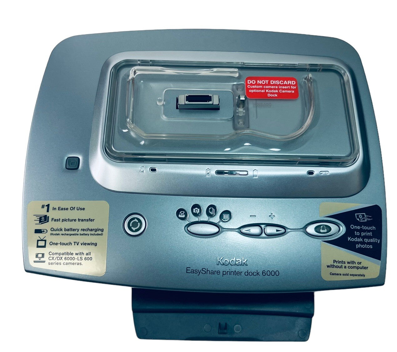 EasyShare Printer Dock 6000 w/Kodak BLACK SHOULDER BAG, NO POWER CORD.