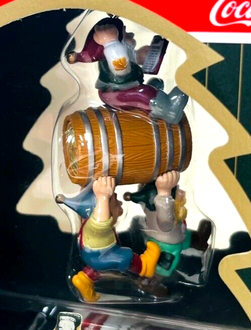 COLA-Coca Cola BOTTLING WORKS ELVES WORK TO DELIVER NORTHPOLE Ornament