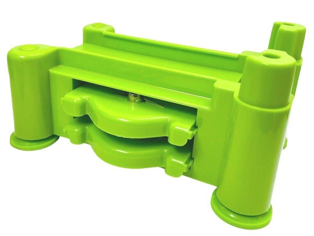 BRIEFTONS Vegetable Cutter Spiralizer 3-Interchangable Blade Styles Green-Manual