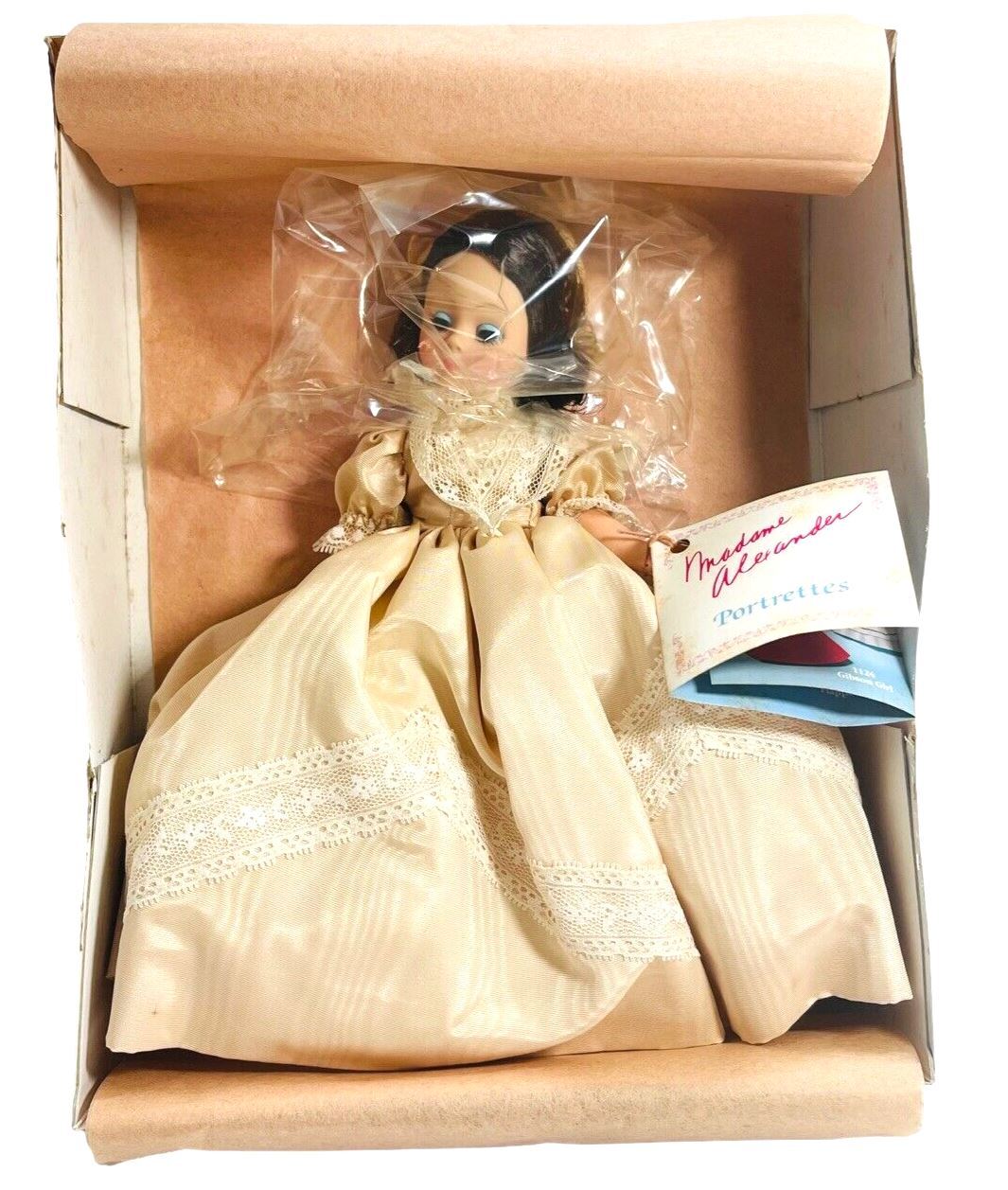 1980s 10" Doll Claudette 1123 Portrettes Series ORIG BOX Madame Alexande