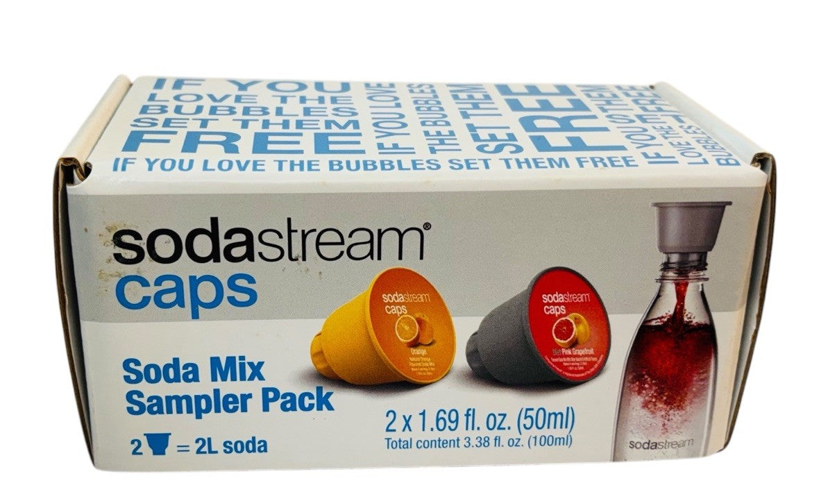 Sodastream Soda Maker Model A200 Black, Includes Starter Kit, with Bottles.