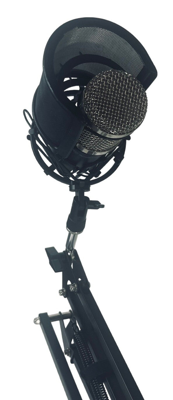 RECORDING CONDENSER MICROPHONE & SOLO-CAST BOOM ARM/Rockville RCM1, Pro STUDIO