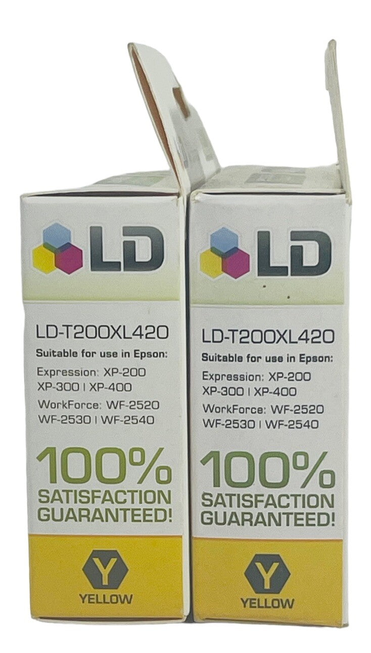 NEW LD Yellow Ink Cartridge LD-T200XL420 for ESPON PRINTERS ~ FACTORY SEALED
