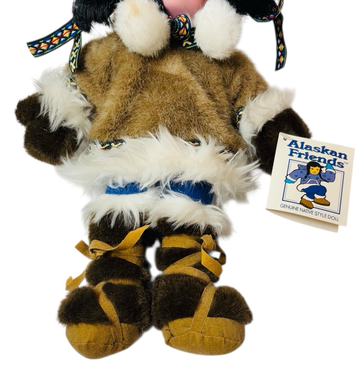 Alaskan Friends Arctic Circle Eskimo Girl Doll Fur Coat Alaska (XX0036)