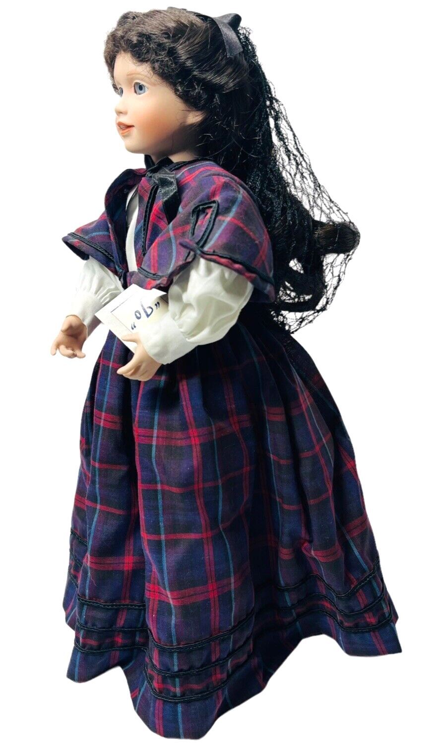 THE LITTLE WOMAN COLLECTION 1994 PORCELAIN DOLL JO No. 3108FB w/CERTIFICATE