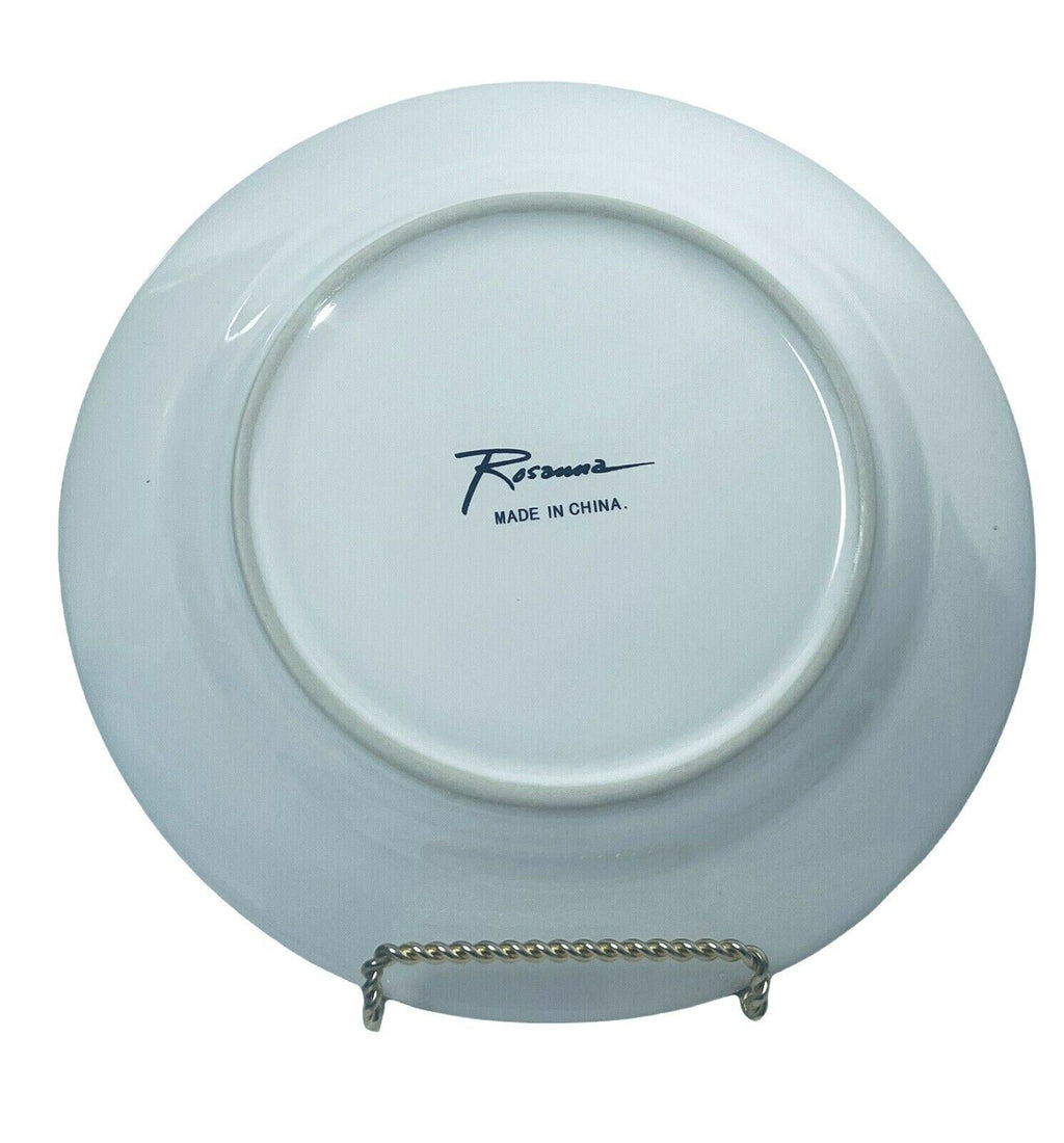 ROSANNA DECORATIVE DESSERT PLATES~SPECIALITE HUILE D’OLIVE SET-4 COLLECTION