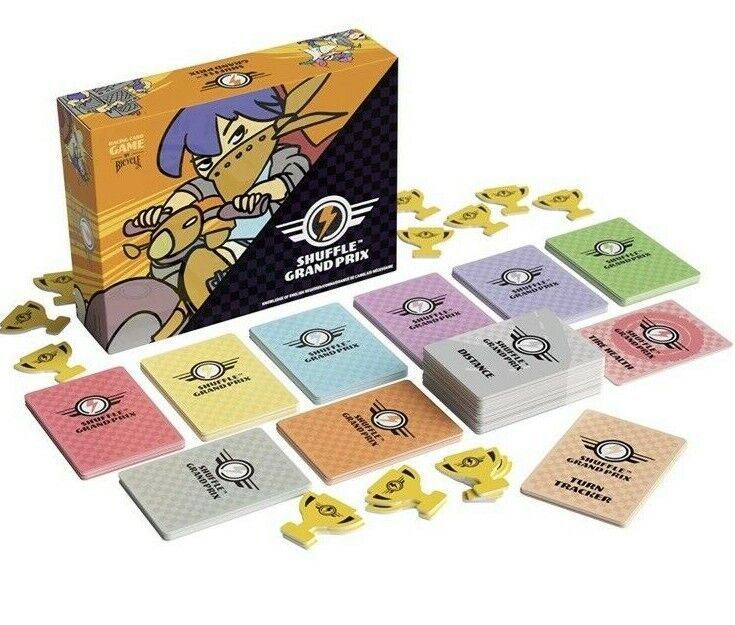 Grand Prix Racing Card Game Shuffle (Strategic-Thinking) "NEW - FACTORY SEALED"