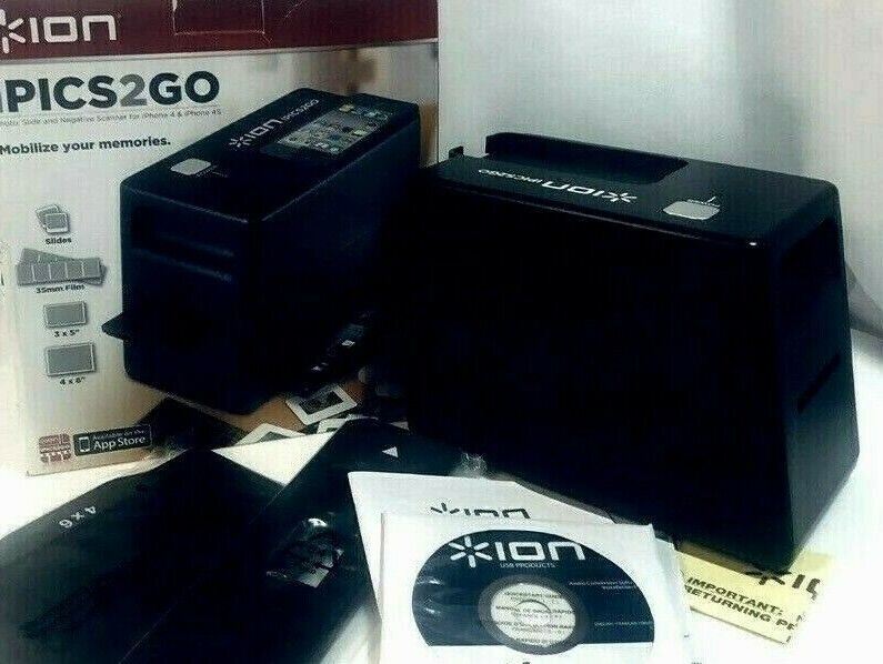 AUDIO SCANNER SCANS & TRANSFERS PHOTOS/SLIDES/NEGATIVES DIRECTLY TO IPHONE