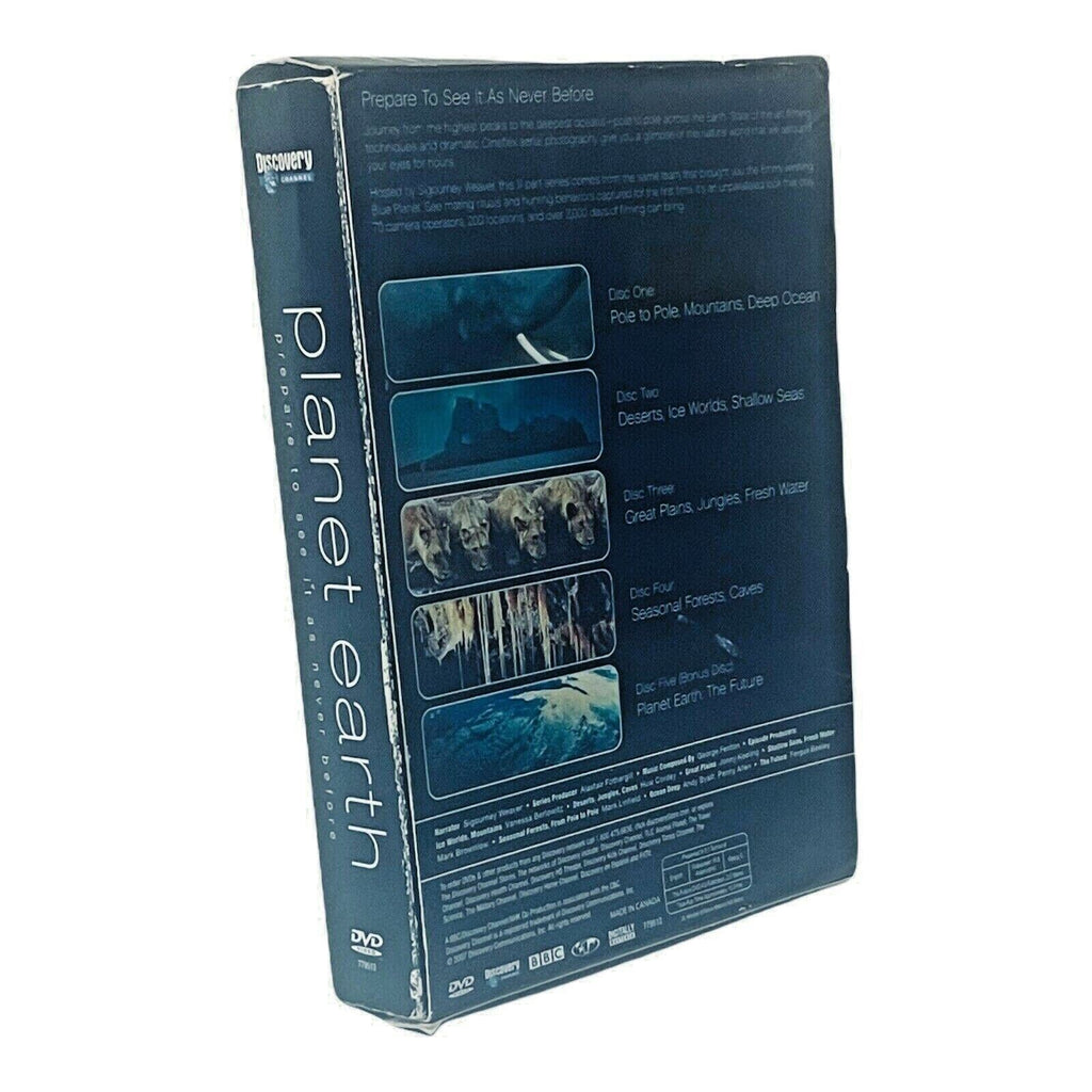 Planet Earth DVDs 5-Disc Set Discovery Channel 2009 Collector's Edition