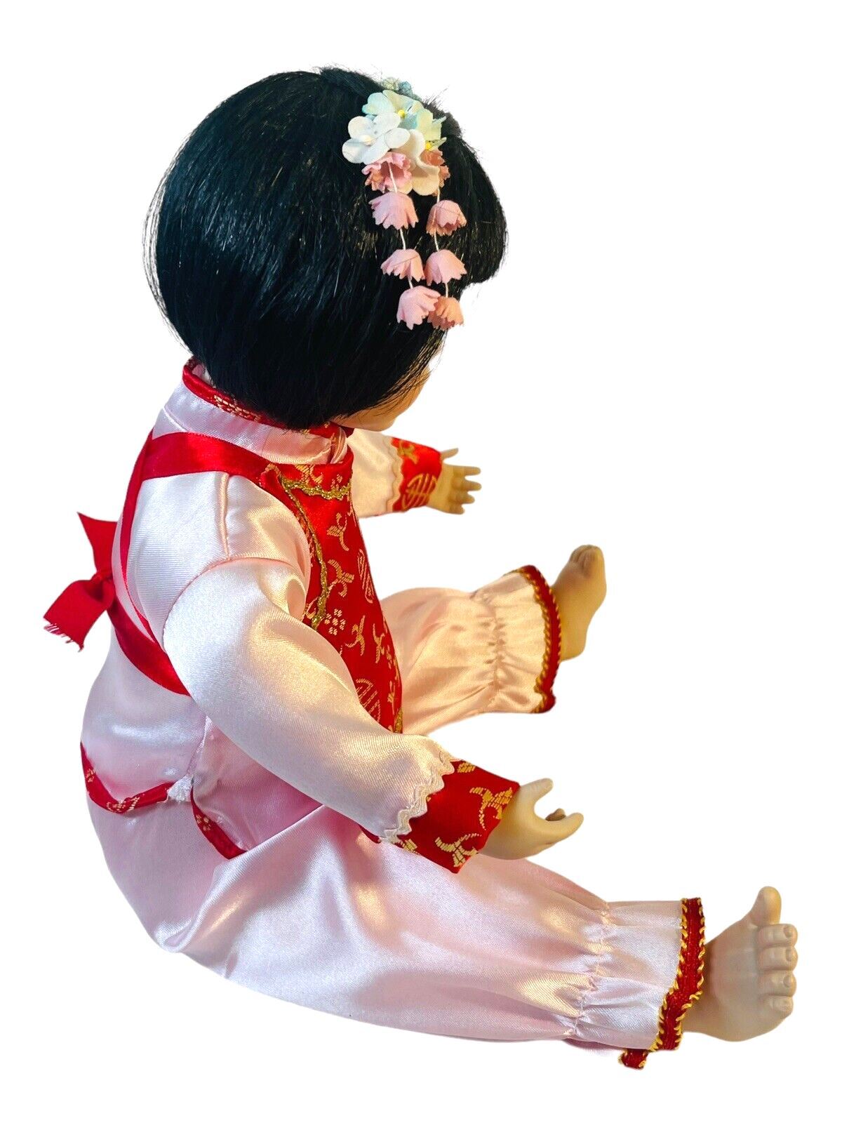Chinese Porcelain Doll 9” 1992 Mei Mei - Panda by Bruce Hsieh - Danbury Mint