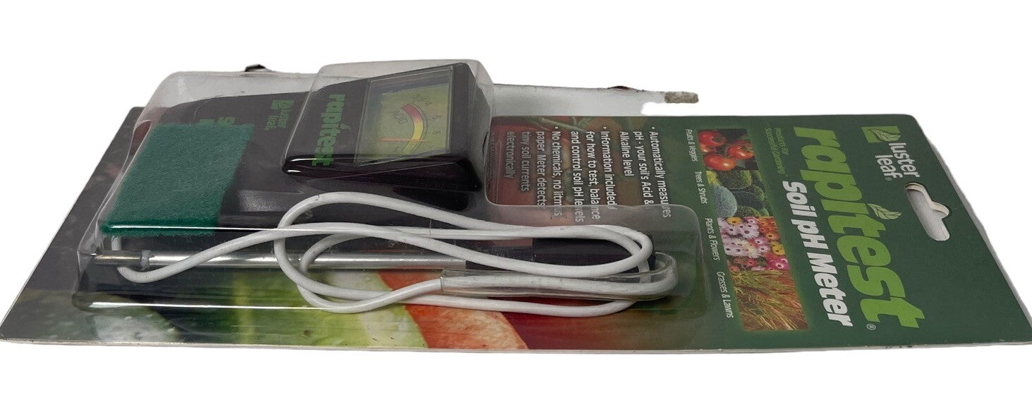 PH WITH CORD SOIL LAWN FLOWER PLANT TEST METER GARDEN TESTER RAPITEST 1840
