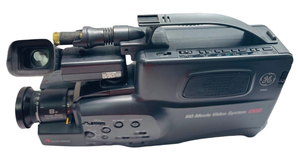 Video Camcorder CG683 VHS (BATTERY WON’T STAY CHARGE) 1988 General Electric