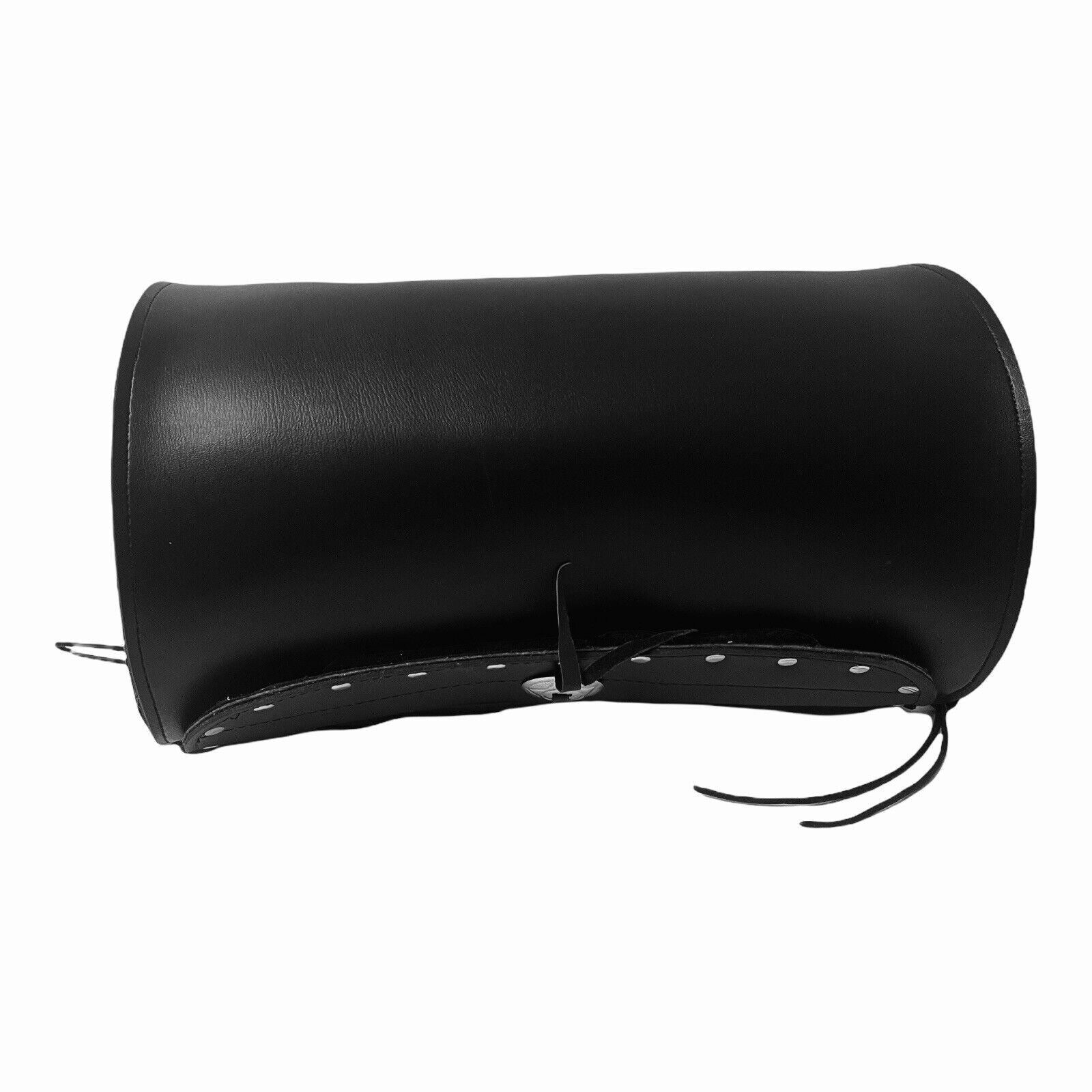FRONT HANDLE Motorcycle LEATHER Saddlebag L 15.5 X H 5 X R 27.5 Fork Bag