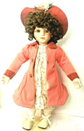 Ashton Drake 1990s Porcelain Doll 16''Tall No. 5475B w/Doll Stand~VINTAGE