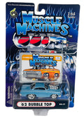 2002 Muscle Machines 1962 BUBBLE TOP 1:64 BLUE w/CHROME RIMS 02-17 - BRAND NEW