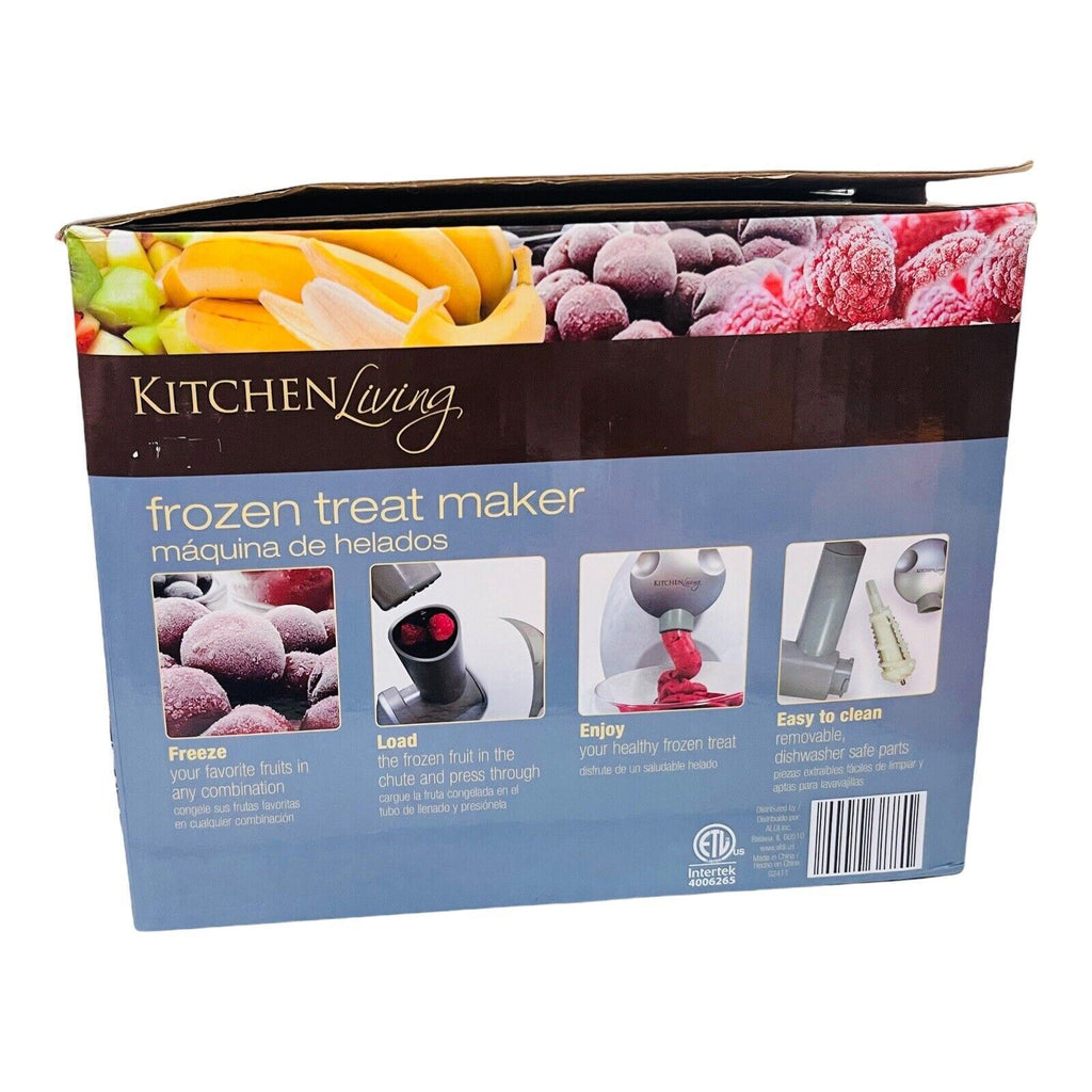 BRAND NEW Frozen Treat Maker "Makes HEALTHY Delicious Treats" KITCHEN LIVING