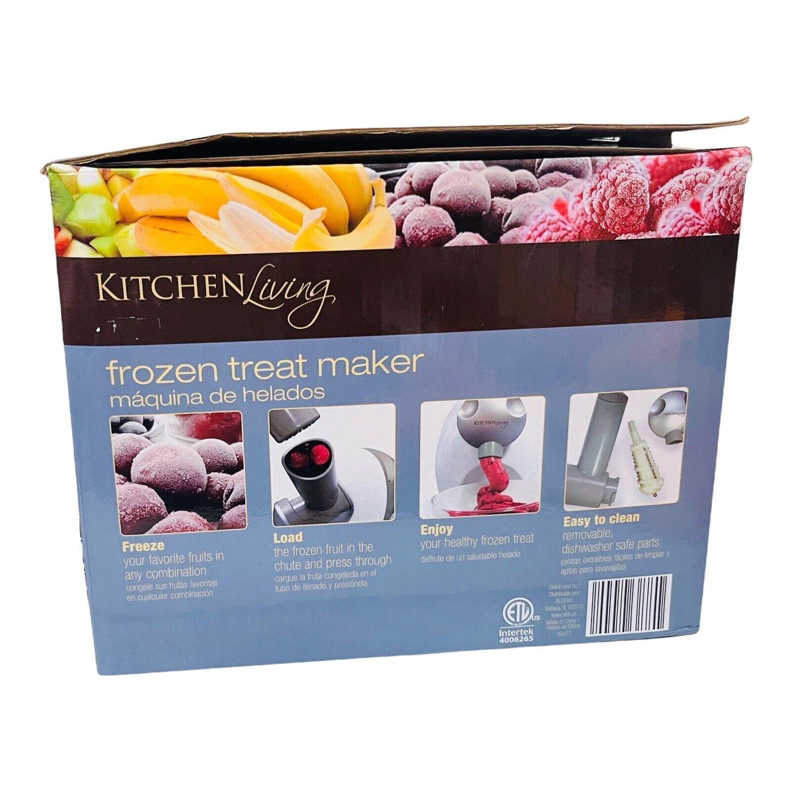 BRAND NEW Frozen Treat Maker "Makes HEALTHY Delicious Treats" KITCHEN LIVING