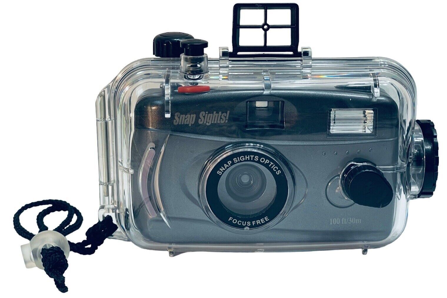 30mm Camera Snaps Sight Optics 100ft.  w/Waterproof Clear Case ~ Fucus Free