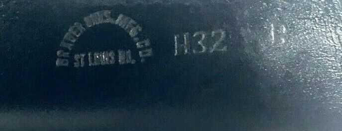 Braver Bros Gun Holster ST Louis MO Leather - H 32 R. MFG ~ Black.