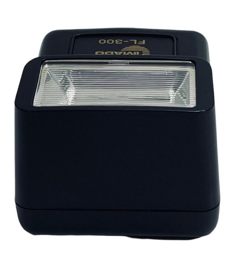 IMADO ELECTRONIC FLASH FL-300 "UPTO 25FT & METER 8.5" w/MANUAL~MINT