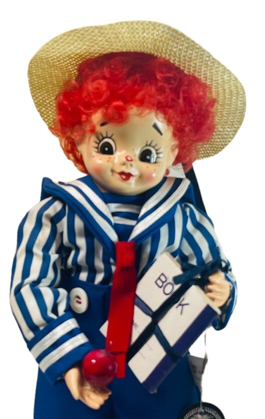 1986 Calendar Clown Doll  Brinns Limited Edition Sept. 14” H- Made  Korea