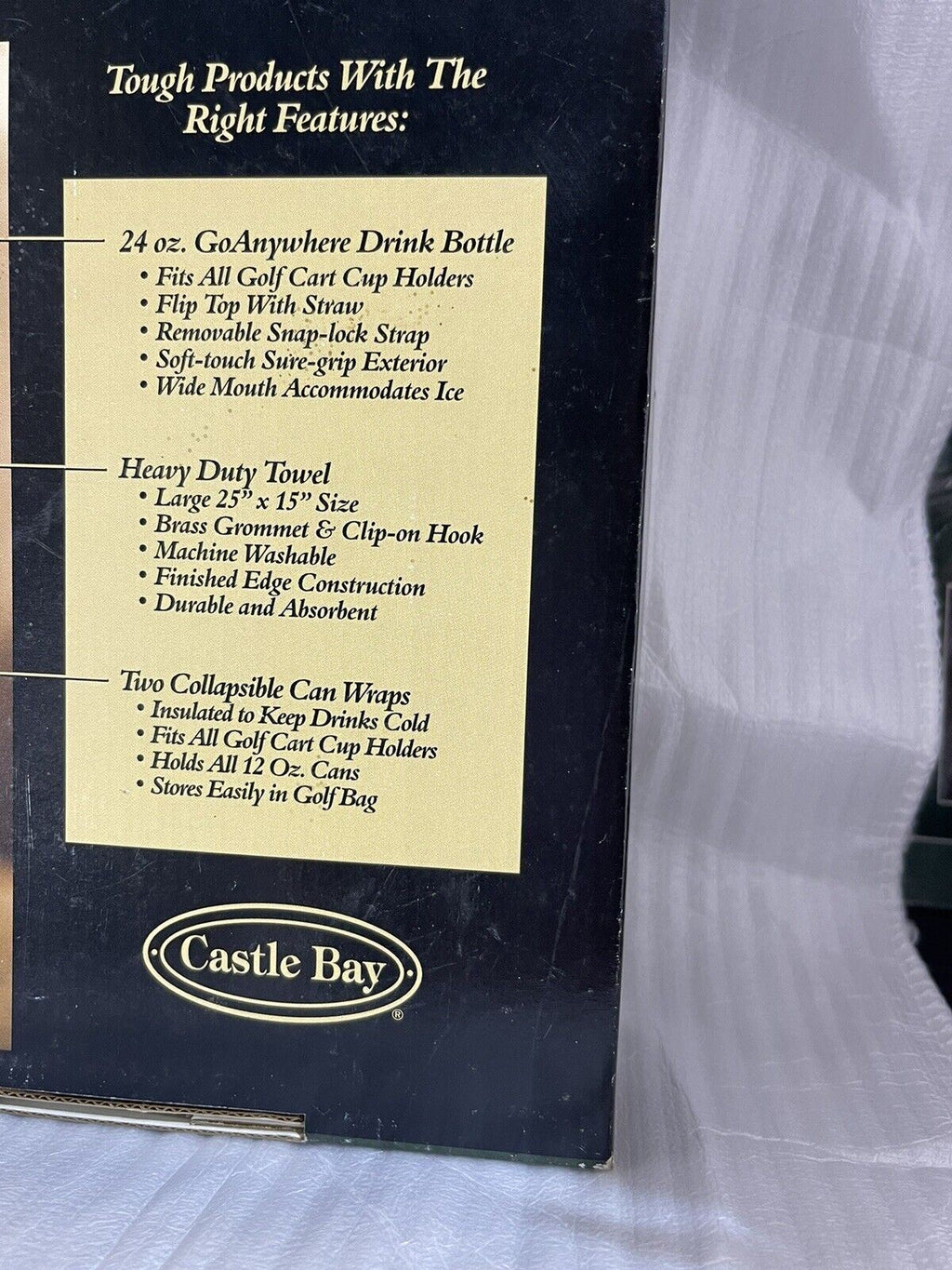 GOLFERS Drinkware & Towel Set - BRAND NEW.