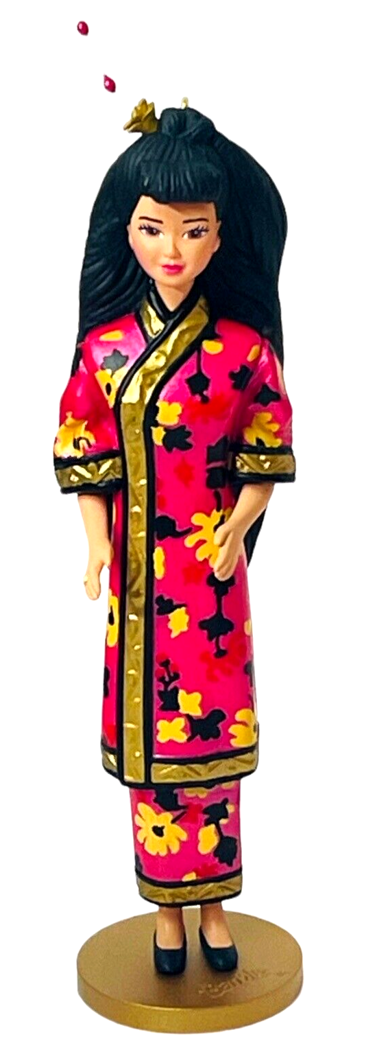 Chinese Barbie Dolls of the World Ornament 1997 Hallmark Keepsake - BRAND NEW
