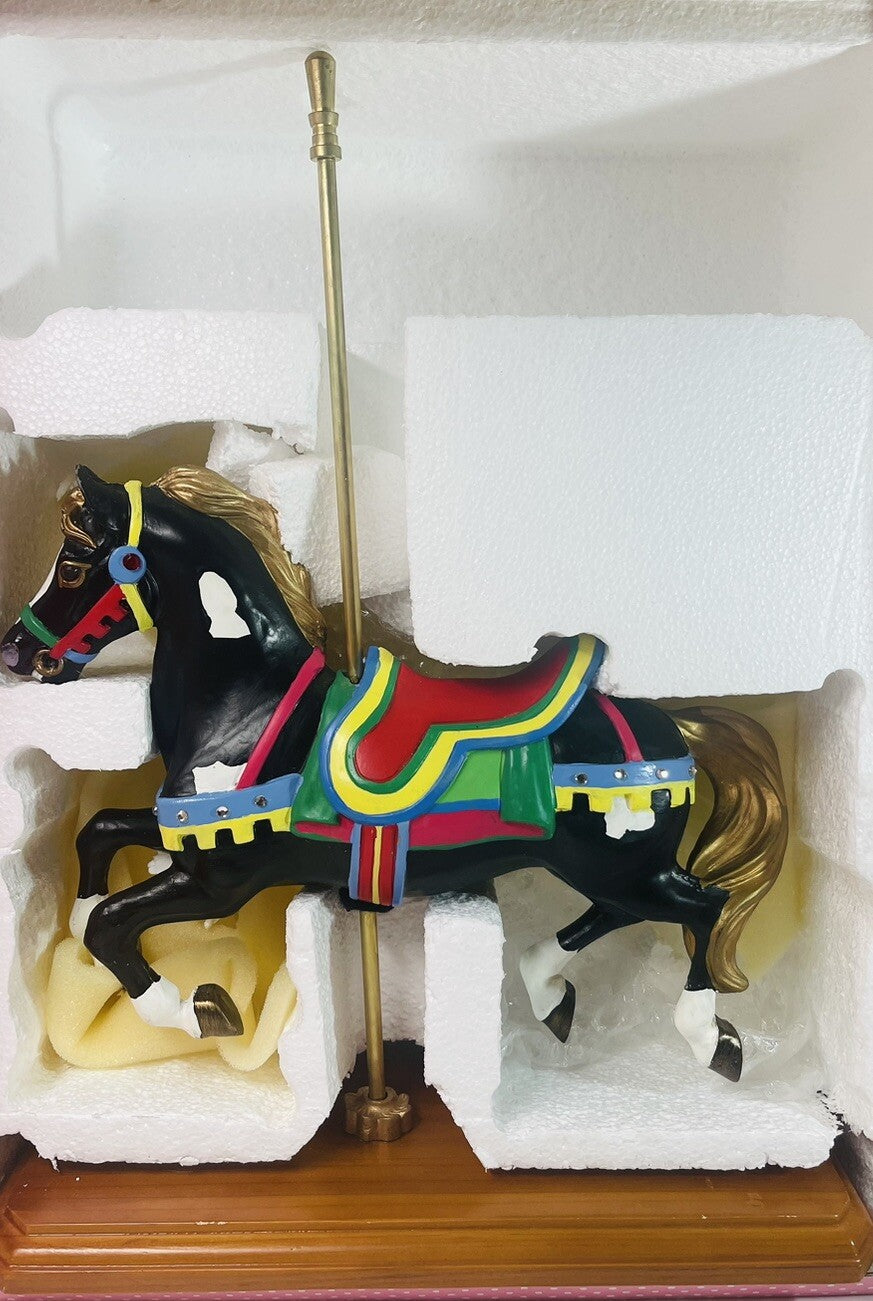 NEW Carousel Kids ALICIA 10" Porcelain Doll & Carousel Horse By: Paradise Galler