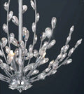 Home Decorators Collection Hetcherson Crystal 5-Light Pendant, Chrome Finish NIB