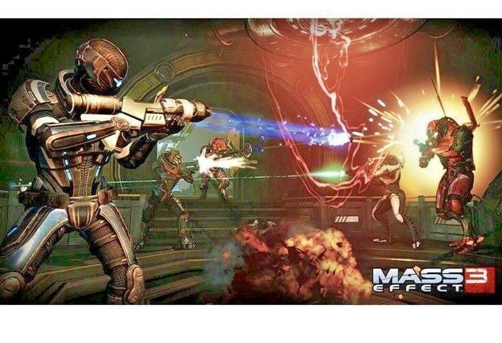 Mass Effect 3 Xbox 360, (Microsoft) "3 GAME DISCS" 2012 "EXCELLENT CONDITION"