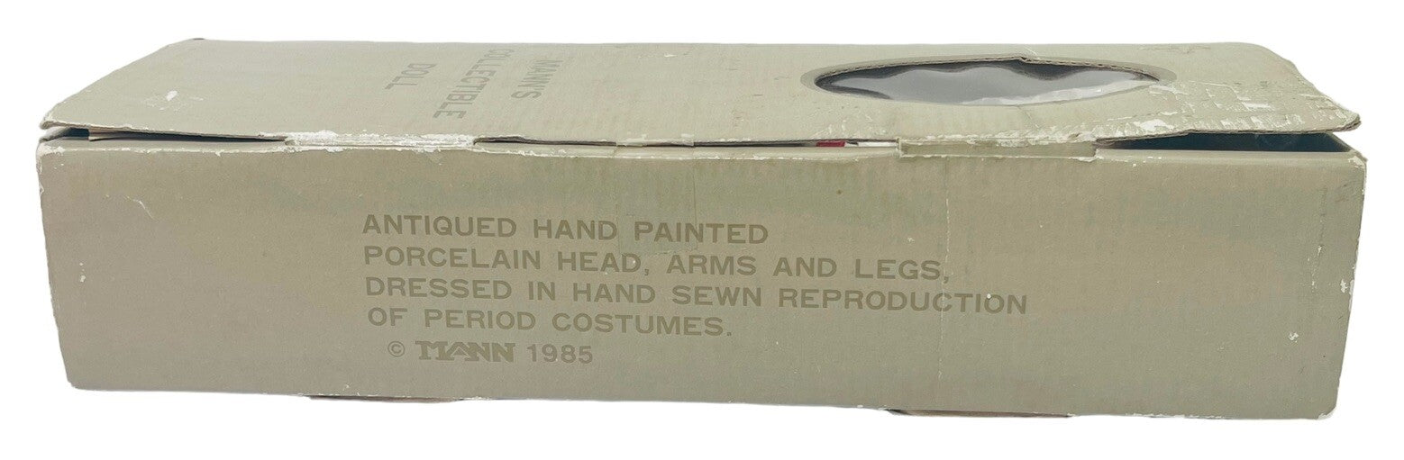 Seymour Mann 1982 Doll, Collectible 12'' ANTIQUED HAND PAINTED/HAND SEWN.